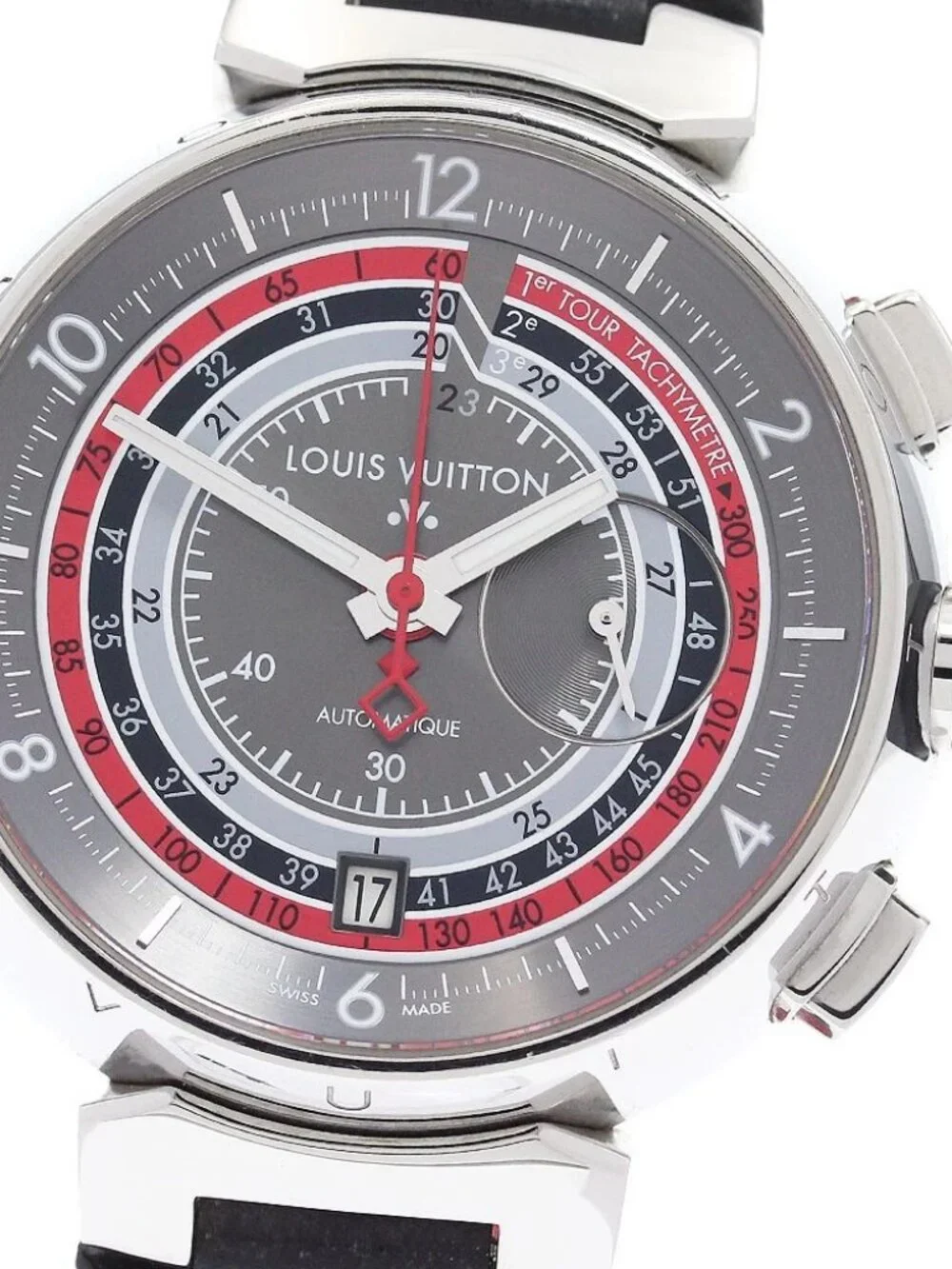 LOUIS VUITTON Tambour Voyage Q102C Limited to 888 Automatic Men's Watch_967239
